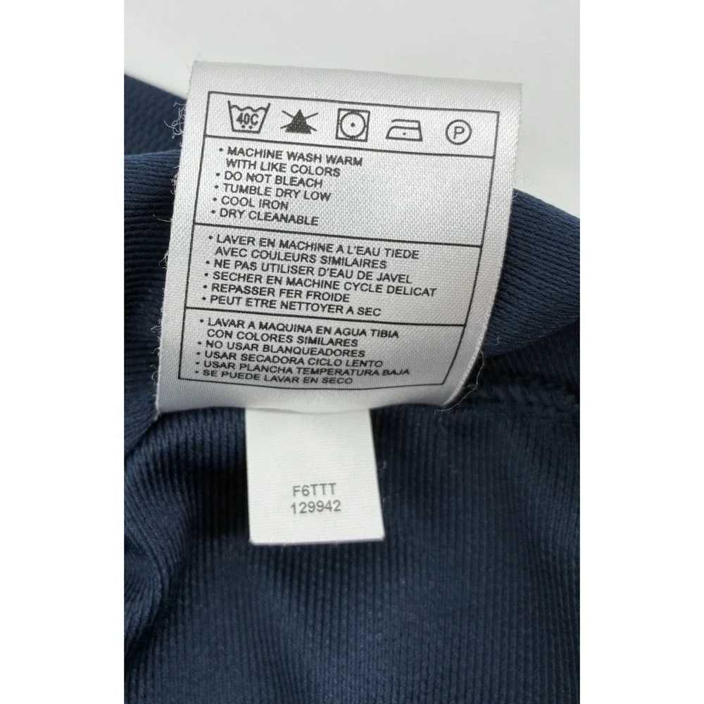 VNTG Y2K‎ Nike Silver Tag Dri-Fit 1/4 Zip Pullover Men's XL Navy